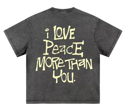 ACID WASH PEACE TEE
