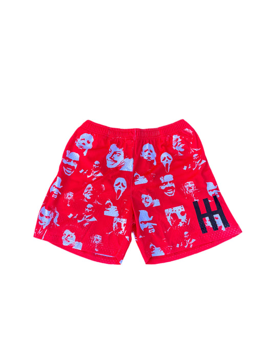 Red Villains shorts